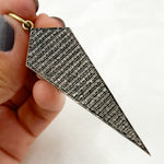 Load image into Gallery viewer, DP060. Diamond Sterling Silver Arrow Head Pendant