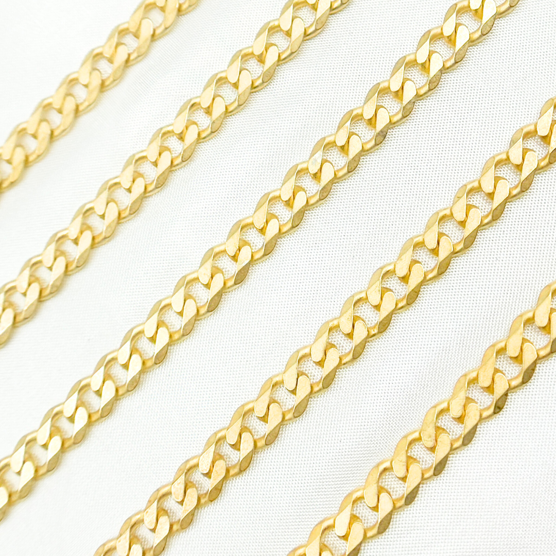 Sterling Silver Matte Curb Chain