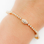 Load image into Gallery viewer, 14K Solid Gold Diamond Fancy Bracelet