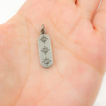 Load image into Gallery viewer, Diamond Sterling Silver Oval Star Pendant