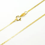 Load image into Gallery viewer, 14k Solid Gold Flat Marina Link Chain