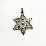 Load image into Gallery viewer, DP0123. Diamond Silver Star Pendant