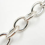 Load image into Gallery viewer, Sterling Silver Cable Oval Chain