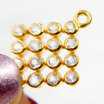 Load image into Gallery viewer, Sterling Silver Connector with Gemstone