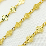 Load image into Gallery viewer, Gold Plated 925 Sterling Silver Hammered Diamonds