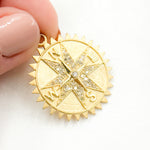 Load image into Gallery viewer, Sterling Silver Compass Pendant
