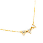 Load image into Gallery viewer, Buy 14K Solid Yellow Gold Baguette Diamond Fancy Necklace