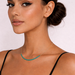 Load image into Gallery viewer, NFZ72587TQ. 14K Solid Gold Turquoise Fancy Necklace