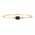 Load image into Gallery viewer, CB96731. 14K Solid Gold Gemstone Bangle