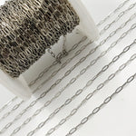 Load image into Gallery viewer, Buy Now Sterling Silver Flat Paperclip Chain