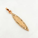 Load image into Gallery viewer, DP205. Diamond Sterling Silver Marquise Shape Pendant