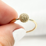 Load image into Gallery viewer, 14K Solid Gold Diamond Ring.