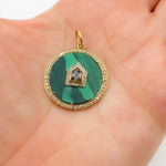 Load image into Gallery viewer, 14K Gold Round Pendants