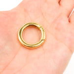 Load image into Gallery viewer, Buy Gold-plated Sterling Silver Round Clasp