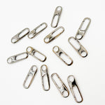Load image into Gallery viewer, Buy 20MM Black Rhodium Shiny Sterling Silver Oval Clasp