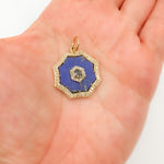 Load image into Gallery viewer, Gold Organics Shape Pendant