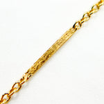 Load image into Gallery viewer, 14K Gold Cable and Bars Chain