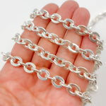Load image into Gallery viewer, Silver Cable Chain