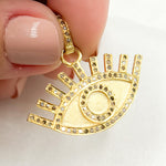 Load image into Gallery viewer, Shop Sterling Silver Eye Pendant