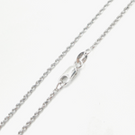 Load image into Gallery viewer, 14K Solid White Gold Rope Chain