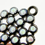 Load image into Gallery viewer, Sterling Silver Round Connector with Gemstone