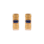 Load image into Gallery viewer, EHZ57170. 14k Solid Gold Gemstone Huggies