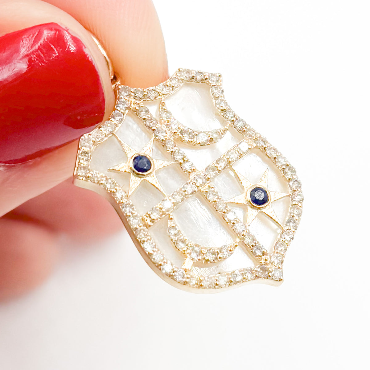 Gold Shield Pendants