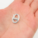 Load image into Gallery viewer, 17MM White Sterling Silver Marina Clasp