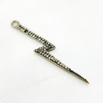 Load image into Gallery viewer, DC1012. Diamond Sterling Silver Lightning Bolt Pendant