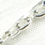 Load image into Gallery viewer, 925 Sterling Silver Rectangle Diamond Cut Heavy Cable