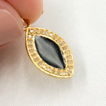 Load image into Gallery viewer, Buy Now Diamond Sterling Silver Marquise Enamel Pendant