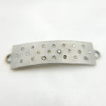 Load image into Gallery viewer, DC582. Diamond & Sterling Silver Rectangle Connector
