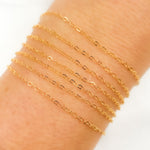 Load image into Gallery viewer, 14K Gold Filled Flat Cable Chain