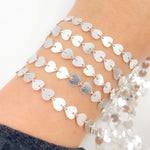Load image into Gallery viewer, Sterling Silver Heart Link Chains
