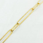 Load image into Gallery viewer, Gold Plated 925 Sterling Silver Smooth Paperclip Link Chains