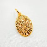 Load image into Gallery viewer, DC924. Diamond Sterling Silver Oval Charm