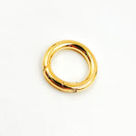 Load image into Gallery viewer, Gold-plated Sterling Silver Round Clasp