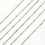 Load image into Gallery viewer, Oxidized Sterling Silver Satellite Chain