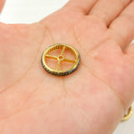 Load image into Gallery viewer, DC738. Diamond & Sterling Silver Spacer Bead
