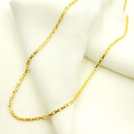 Load image into Gallery viewer, 14K Solid Yellow Gold Diamond Cut Box Link Chain. 100R04CLH5
