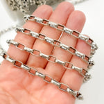 Load image into Gallery viewer, Silver Smooth Oval Chain