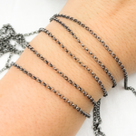 Load image into Gallery viewer, Shop Now Oxidized 925 Sterling Silver Rolo Chains