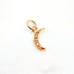 Load image into Gallery viewer, DC081. Diamond Sterling Silver Moon Charm