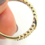 Load image into Gallery viewer, 14K Solid Gold Heart Diamond Ring.