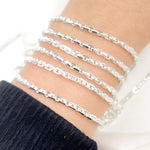 Load image into Gallery viewer, Sterling Silver Diamond Cut Box Link Chain