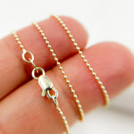 Load image into Gallery viewer, Solid Gold Ball Necklace