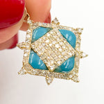 Load image into Gallery viewer, BUy Now 14K Gold Square Pendants