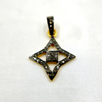 Load image into Gallery viewer, DP229. Diamond Sterling Silver Fancy Shape Pendant