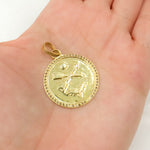 Load image into Gallery viewer, Diamond Sterling Silver Round Arrow Pendants
