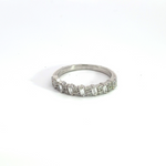 Load image into Gallery viewer, 14K Solid White Gold Baguette Diamond Ring.